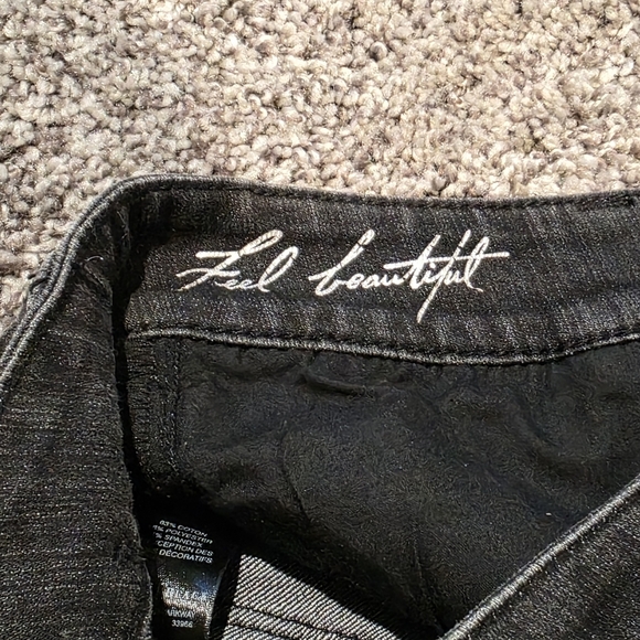 White House Black Market Contour Skinny Crop Jeans Size 2 - Picture 5 of 6